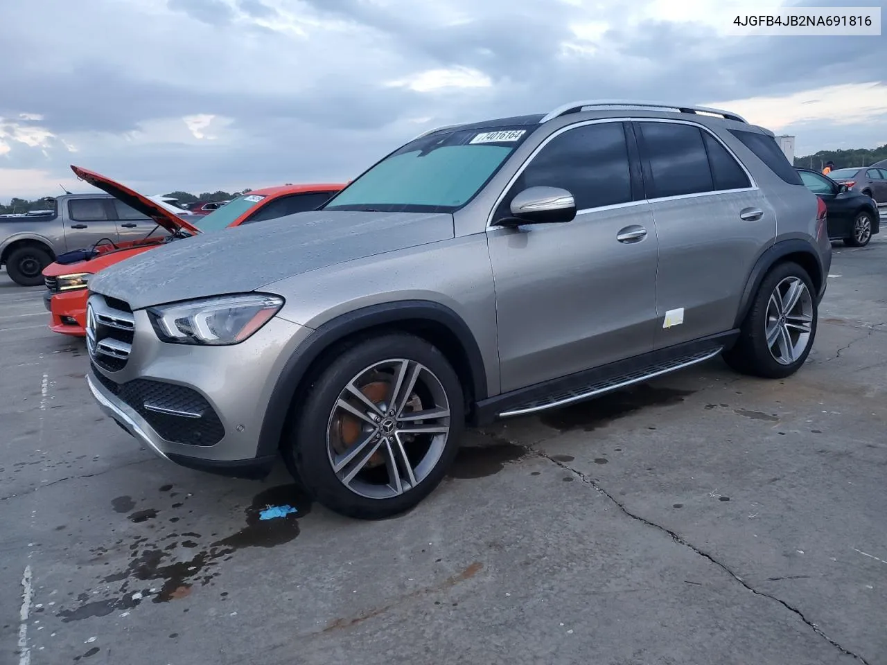 2022 Mercedes-Benz Gle 350 VIN: 4JGFB4JB2NA691816 Lot: 74016164