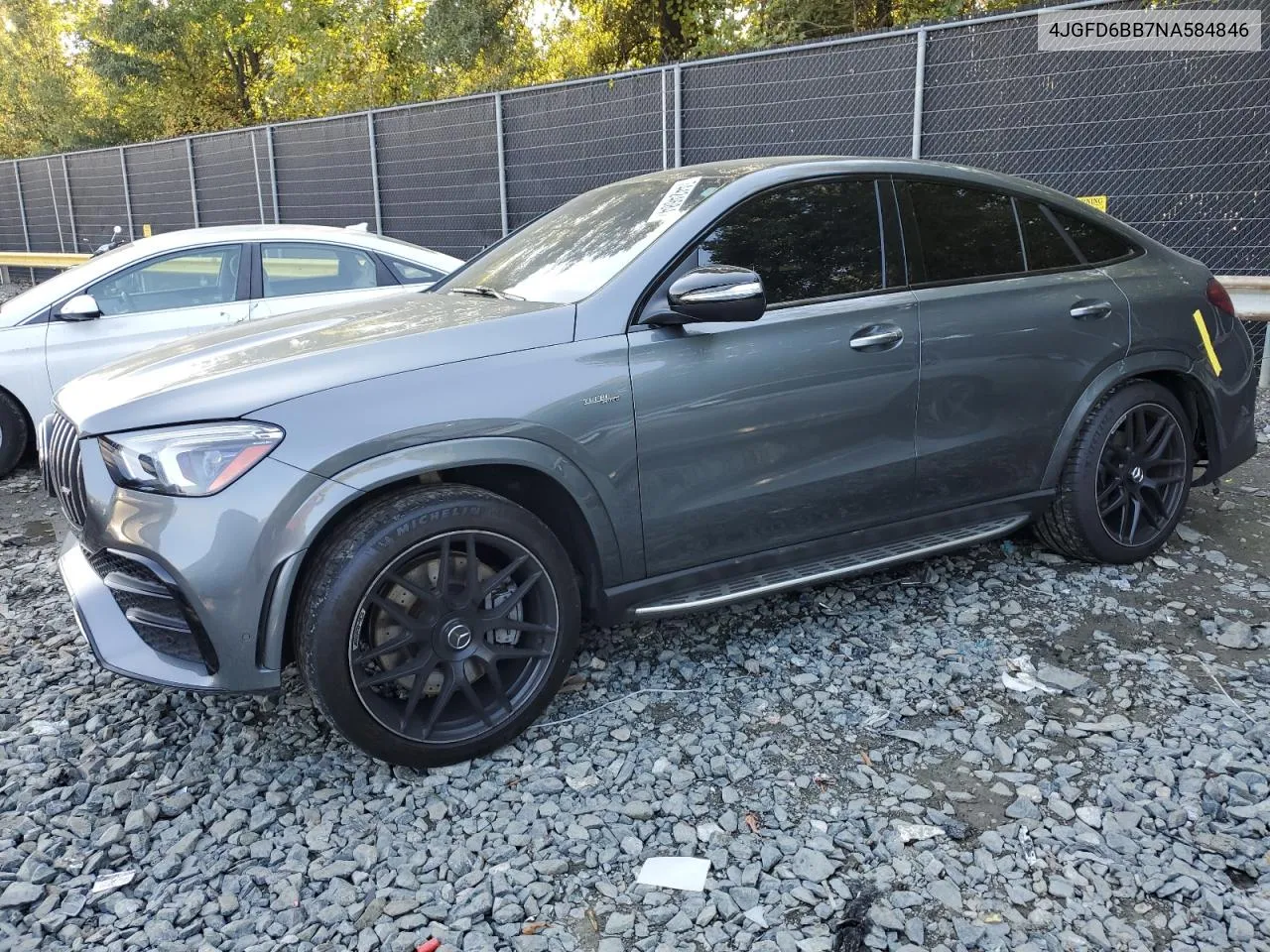 2022 Mercedes-Benz Gle Coupe Amg 53 4Matic VIN: 4JGFD6BB7NA584846 Lot: 74424684