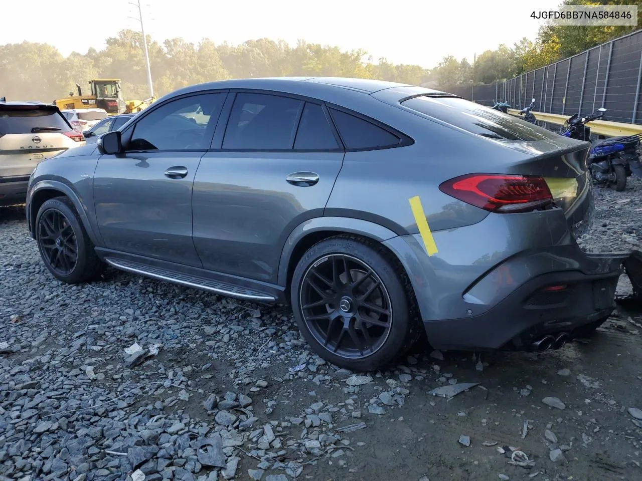 2022 Mercedes-Benz Gle Coupe Amg 53 4Matic VIN: 4JGFD6BB7NA584846 Lot: 74424684