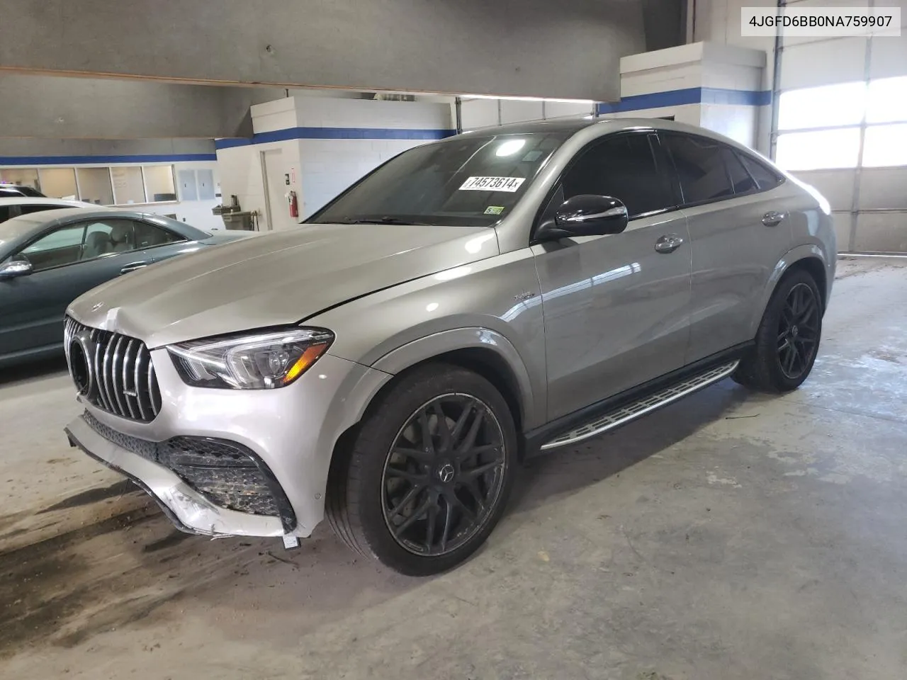 2022 Mercedes-Benz Gle Coupe Amg 53 4Matic VIN: 4JGFD6BB0NA759907 Lot: 74573614