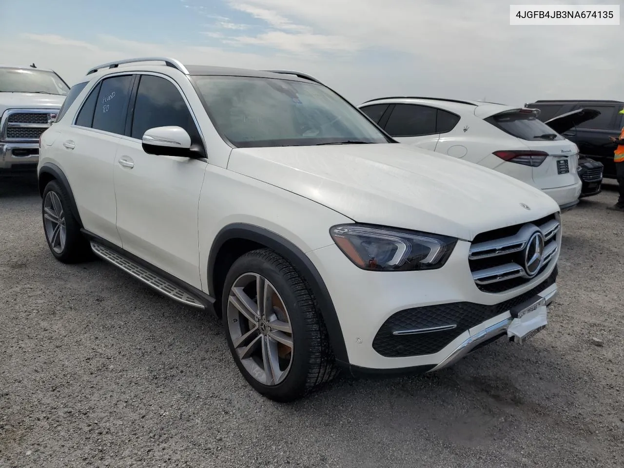 2022 Mercedes-Benz Gle 350 VIN: 4JGFB4JB3NA674135 Lot: 74730404