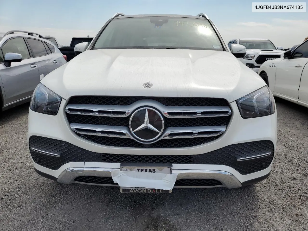 2022 Mercedes-Benz Gle 350 VIN: 4JGFB4JB3NA674135 Lot: 74730404