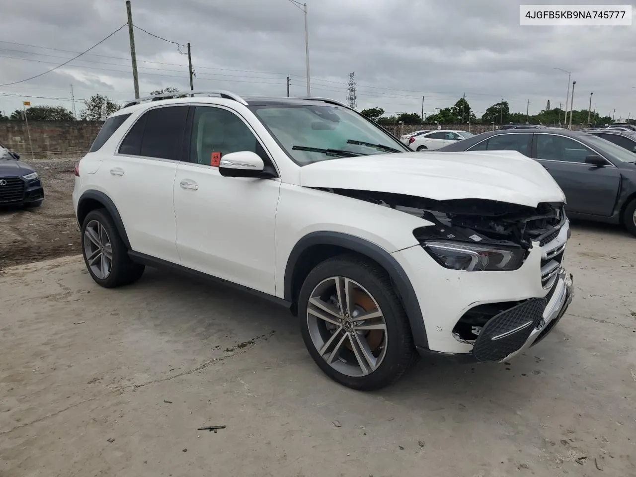 2022 Mercedes-Benz Gle 450 4Matic VIN: 4JGFB5KB9NA745777 Lot: 75231824