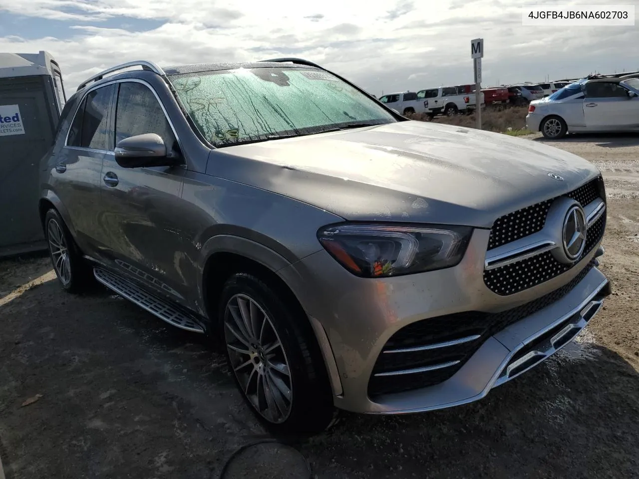 2022 Mercedes-Benz Gle 350 VIN: 4JGFB4JB6NA602703 Lot: 75399314