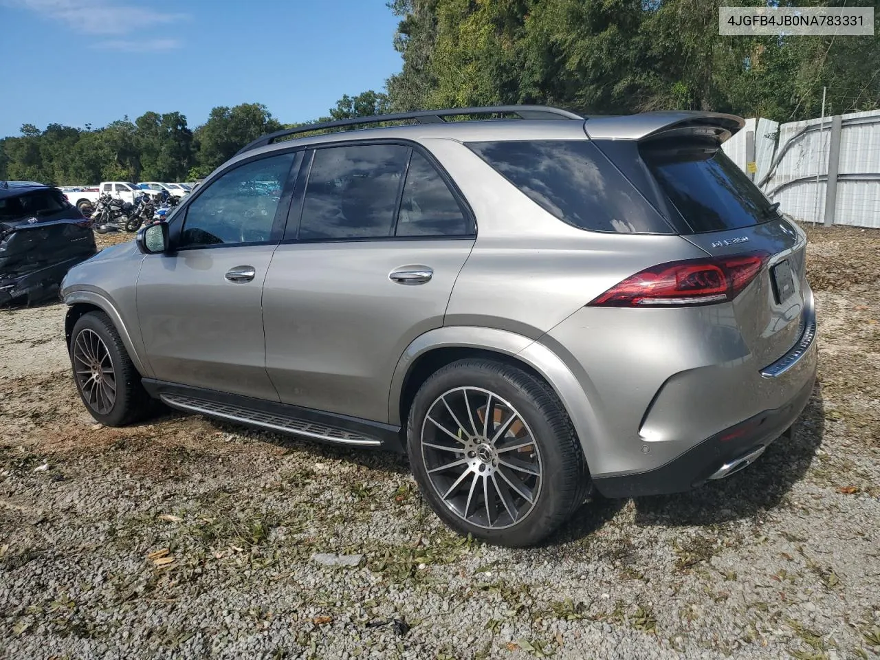 2022 Mercedes-Benz Gle 350 VIN: 4JGFB4JB0NA783331 Lot: 75536854