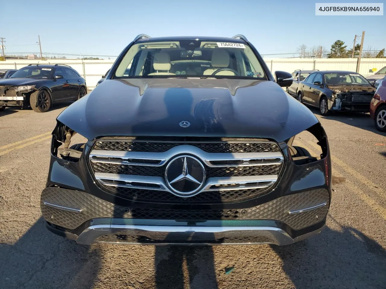 2022 Mercedes-Benz Gle 450 4Matic VIN: 4JGFB5KB9NA656940 Lot: 75642724