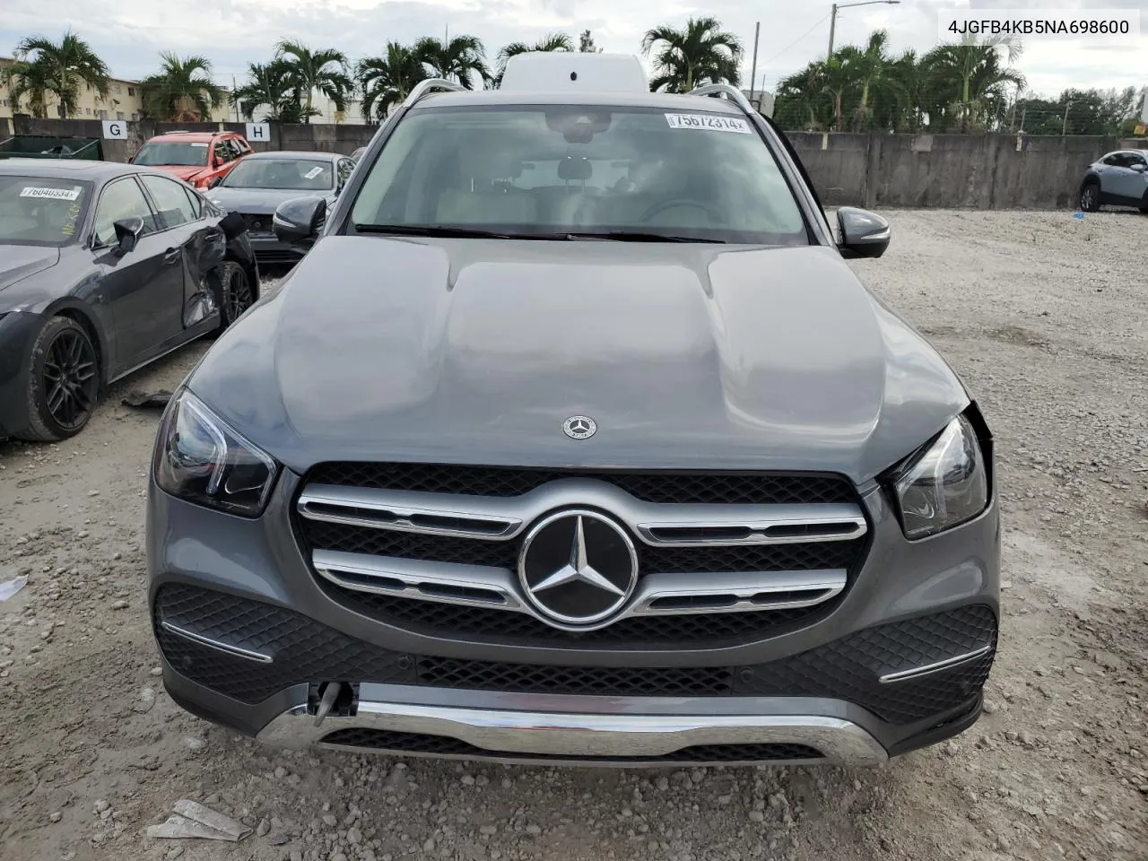 2022 Mercedes-Benz Gle 350 4Matic VIN: 4JGFB4KB5NA698600 Lot: 75672314