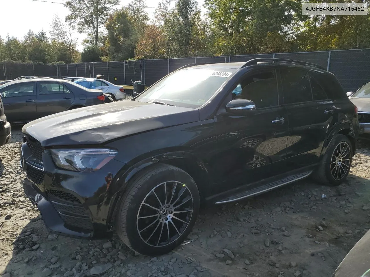 2022 Mercedes-Benz Gle 350 4Matic VIN: 4JGFB4KB7NA715462 Lot: 76248894