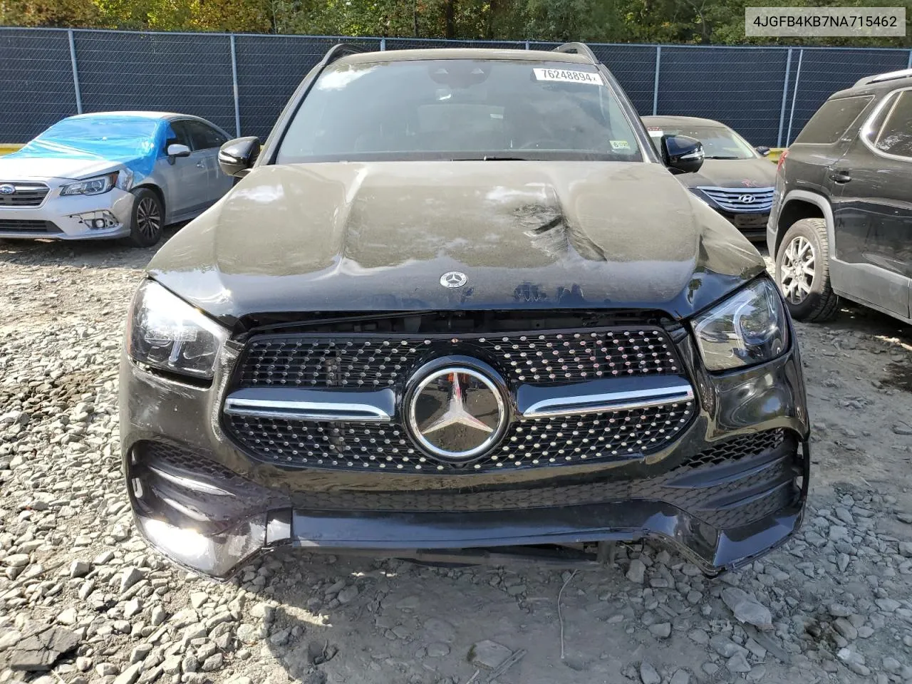 2022 Mercedes-Benz Gle 350 4Matic VIN: 4JGFB4KB7NA715462 Lot: 76248894