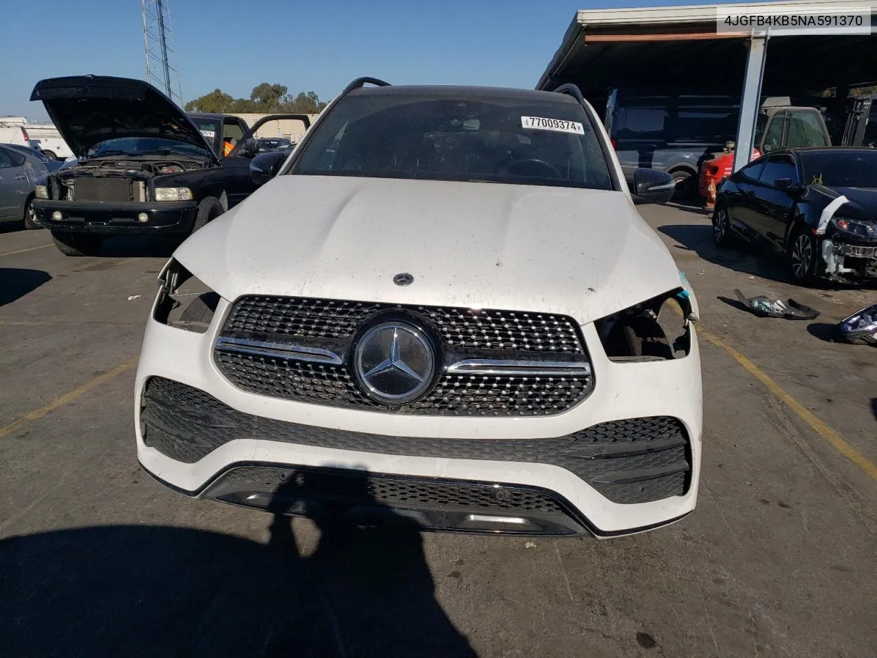 2022 Mercedes-Benz Gle 350 4Matic VIN: 4JGFB4KB5NA591370 Lot: 77009374