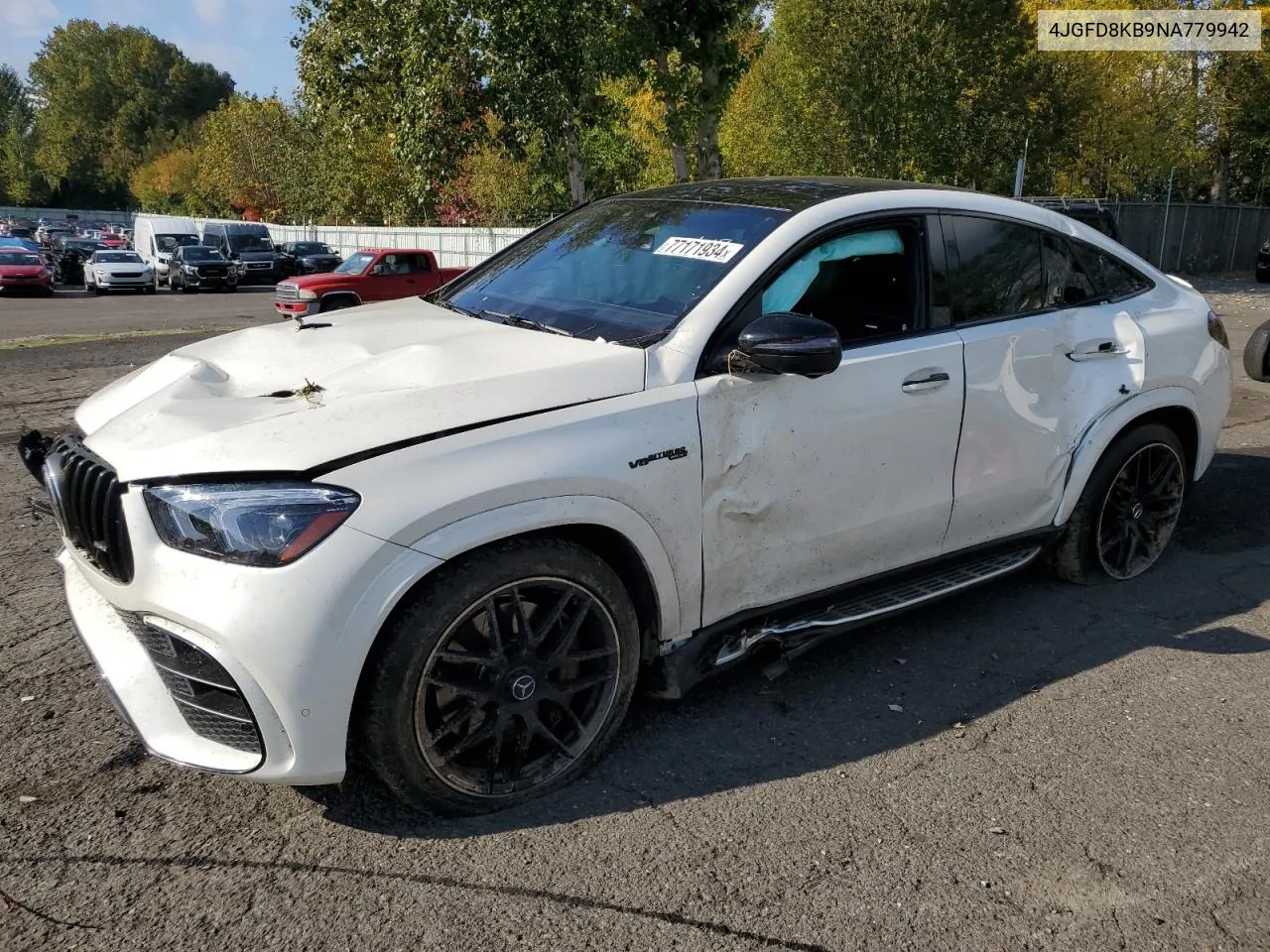 2022 Mercedes-Benz Gle Coupe 63 S 4Matic Amg VIN: 4JGFD8KB9NA779942 Lot: 77171934