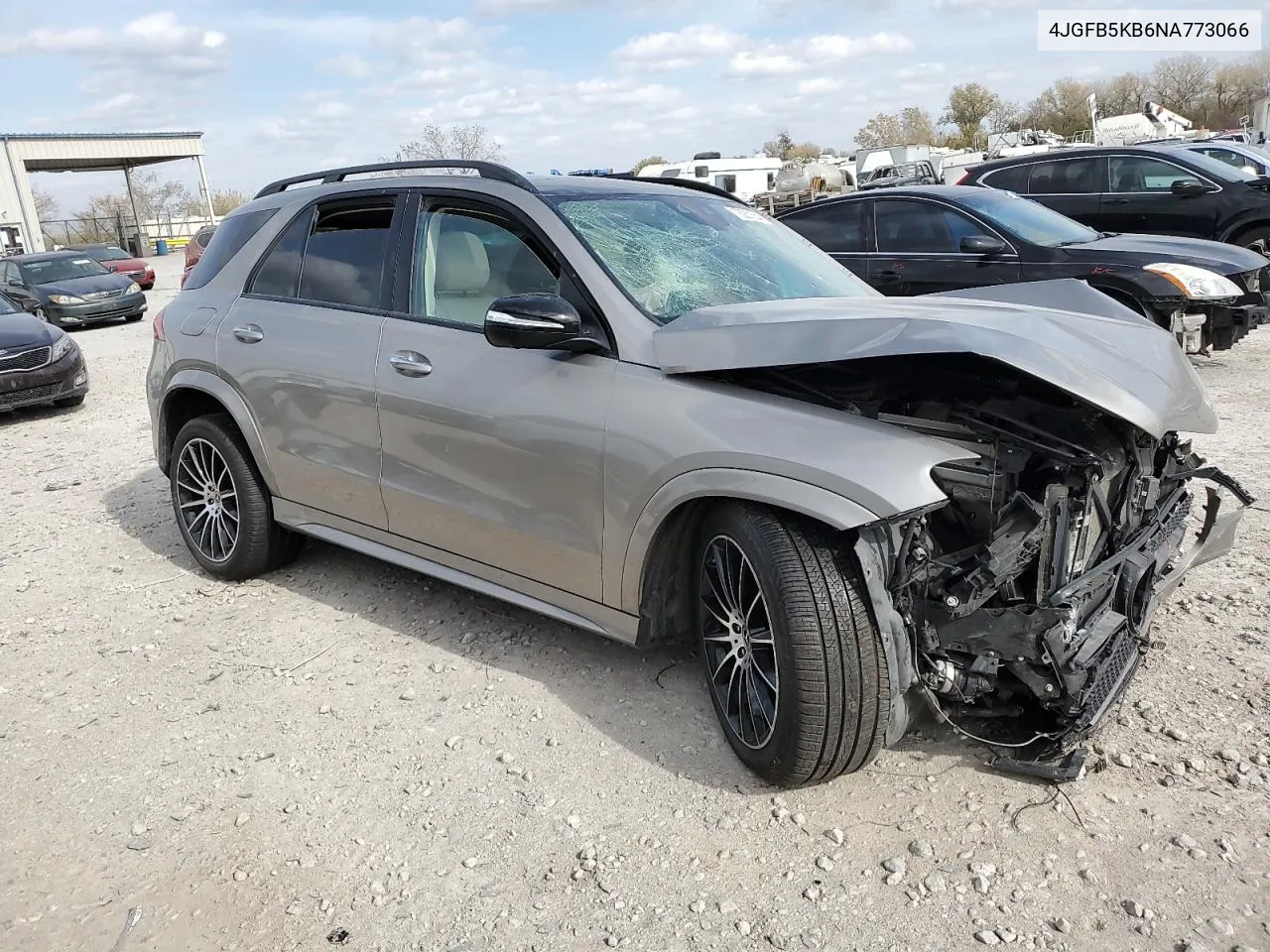 2022 Mercedes-Benz Gle 450 4Matic VIN: 4JGFB5KB6NA773066 Lot: 78267554