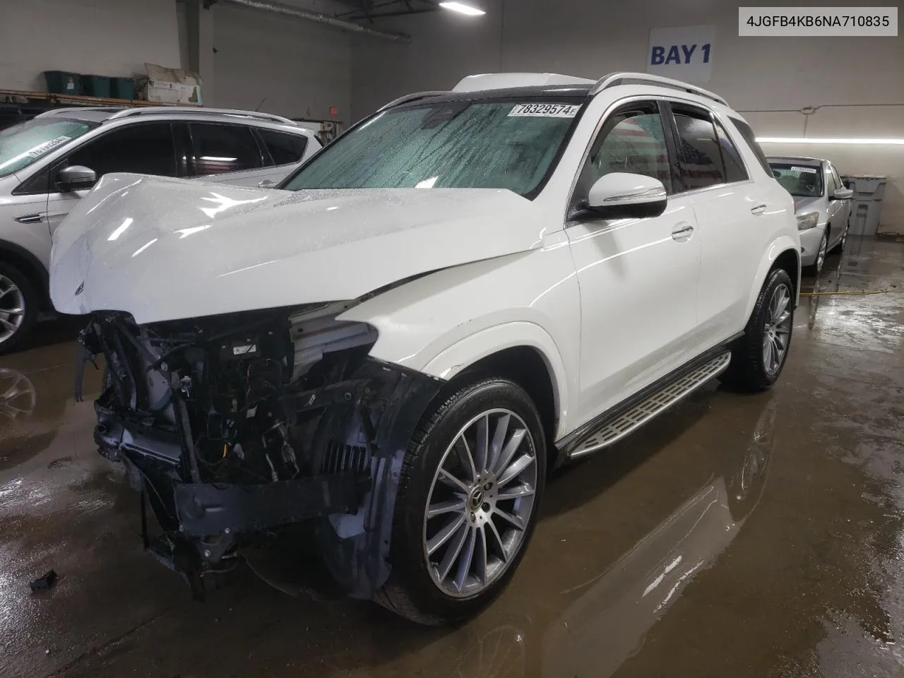 2022 Mercedes-Benz Gle 350 4Matic VIN: 4JGFB4KB6NA710835 Lot: 78329574