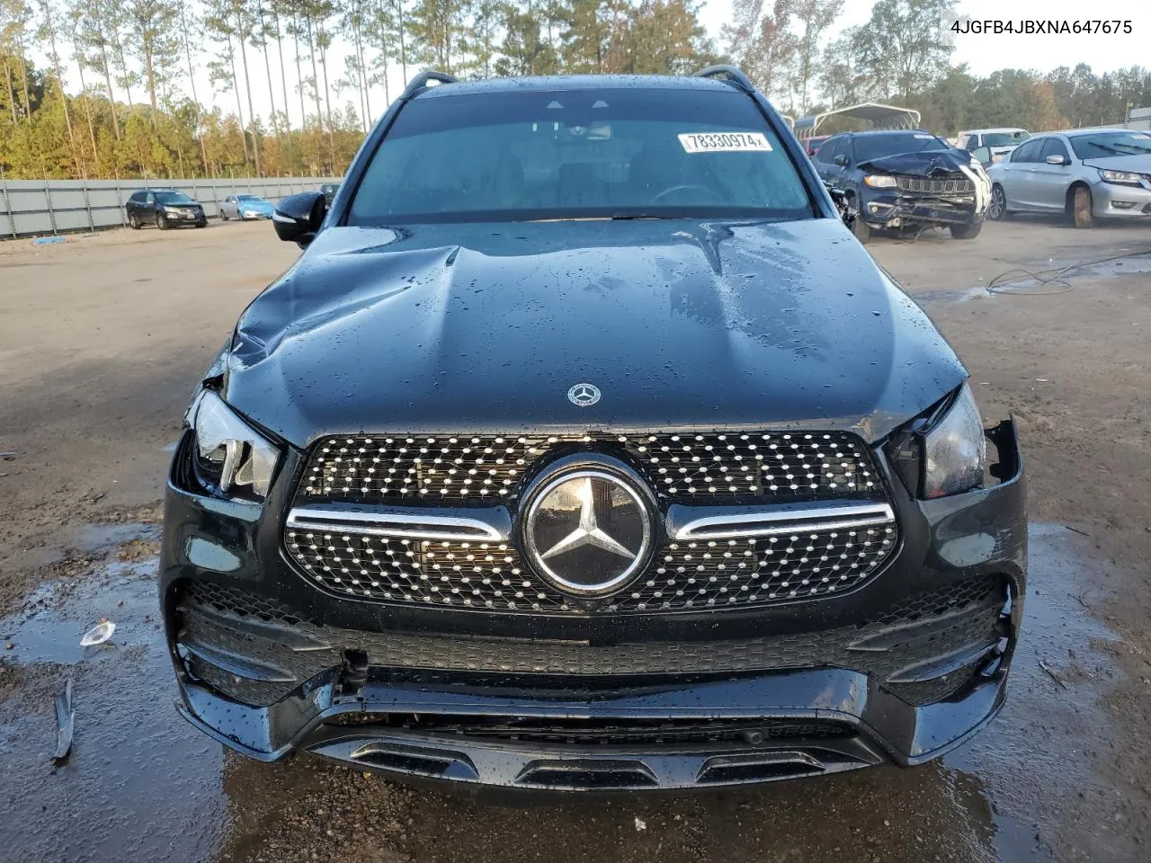 2022 Mercedes-Benz Gle 350 VIN: 4JGFB4JBXNA647675 Lot: 78330974