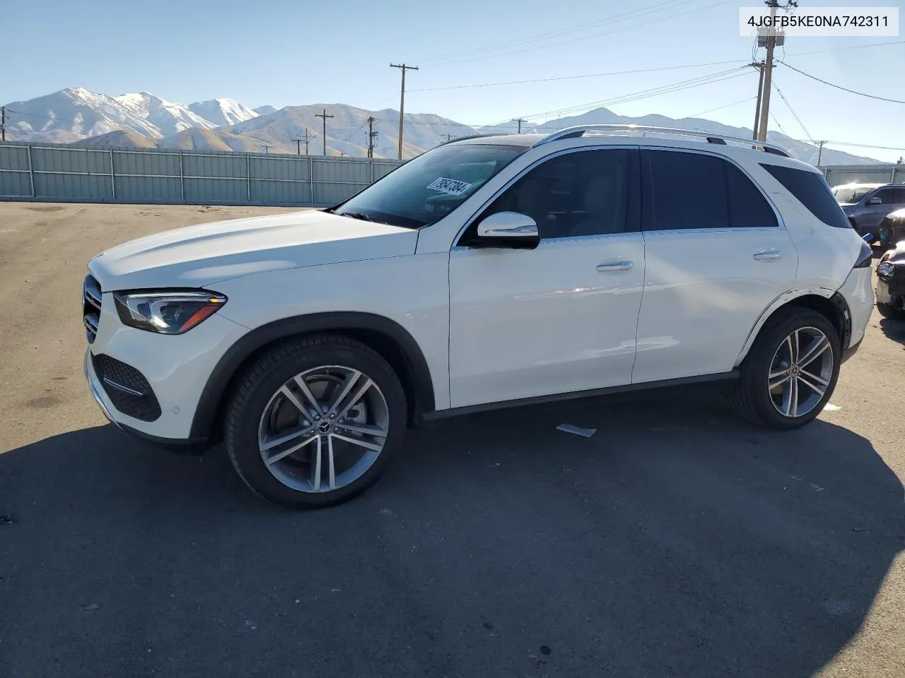 2022 Mercedes-Benz Gle 450 4Matic VIN: 4JGFB5KE0NA742311 Lot: 79547384