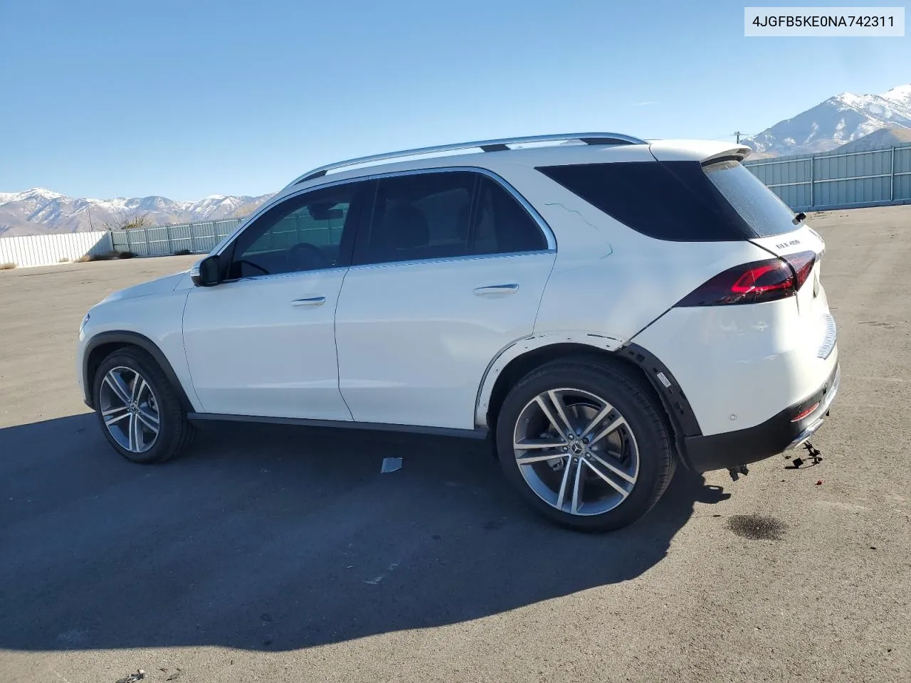 2022 Mercedes-Benz Gle 450 4Matic VIN: 4JGFB5KE0NA742311 Lot: 79547384