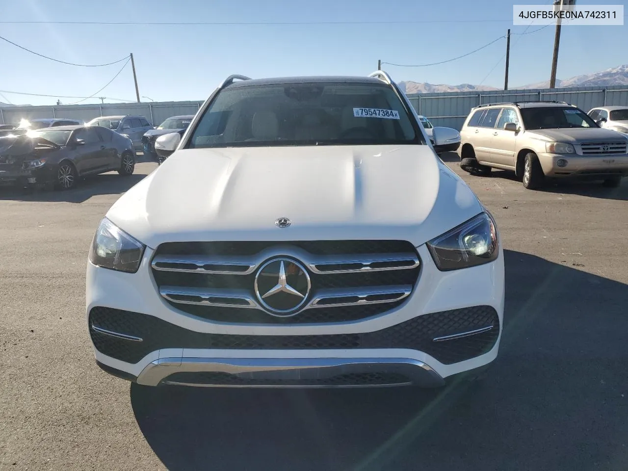 2022 Mercedes-Benz Gle 450 4Matic VIN: 4JGFB5KE0NA742311 Lot: 79547384