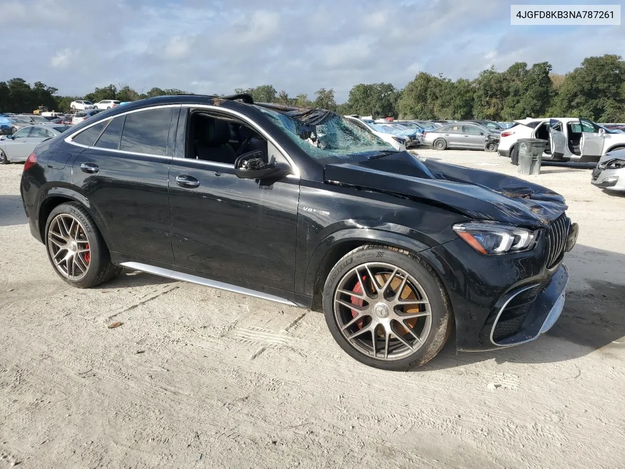 2022 Mercedes-Benz Gle Coupe 63 S 4Matic Amg VIN: 4JGFD8KB3NA787261 Lot: 79554254