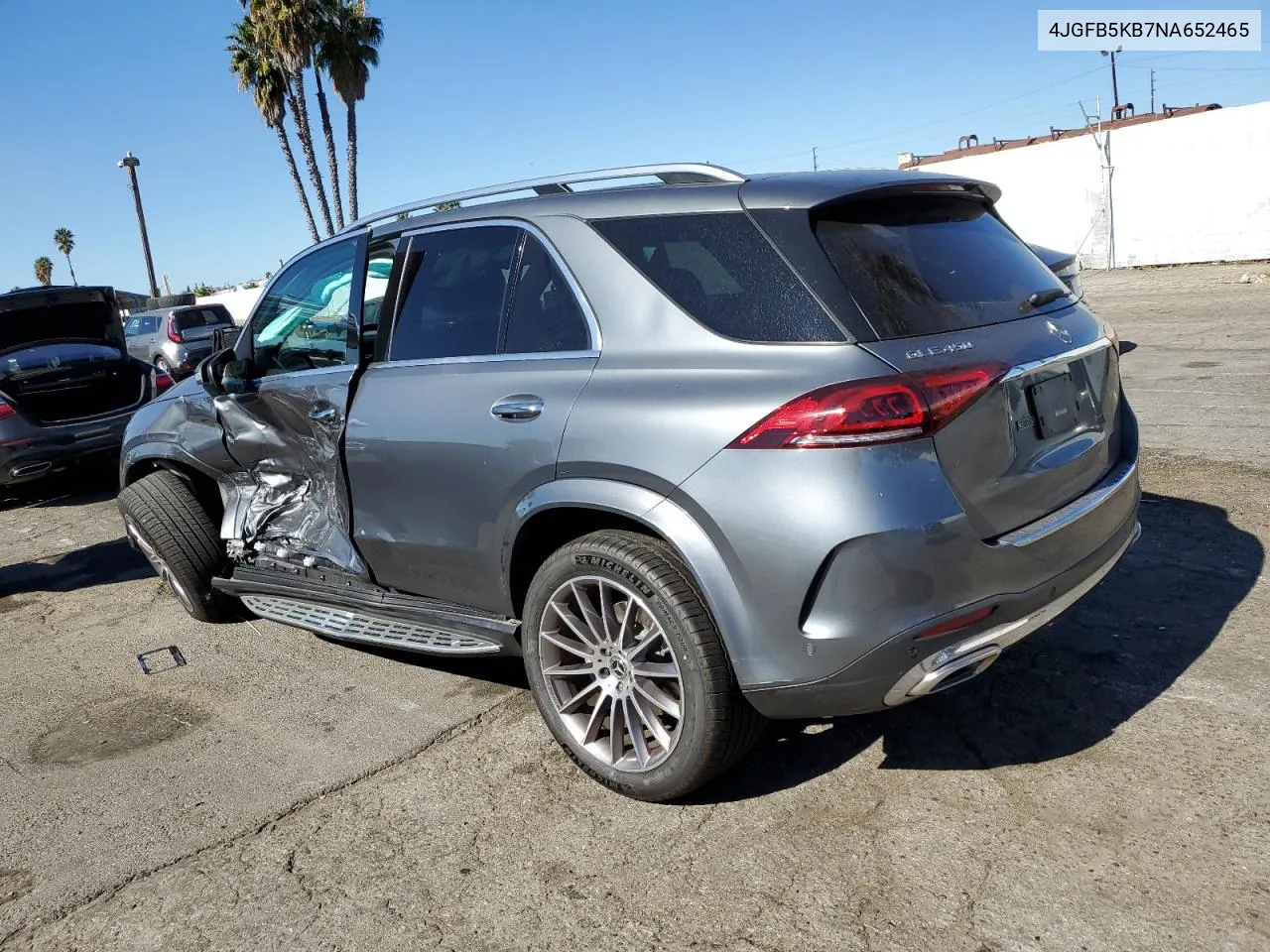 2022 Mercedes-Benz Gle 450 4Matic VIN: 4JGFB5KB7NA652465 Lot: 80377044