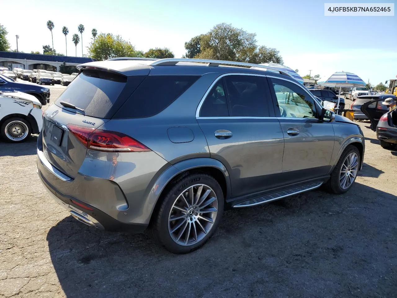 2022 Mercedes-Benz Gle 450 4Matic VIN: 4JGFB5KB7NA652465 Lot: 80377044