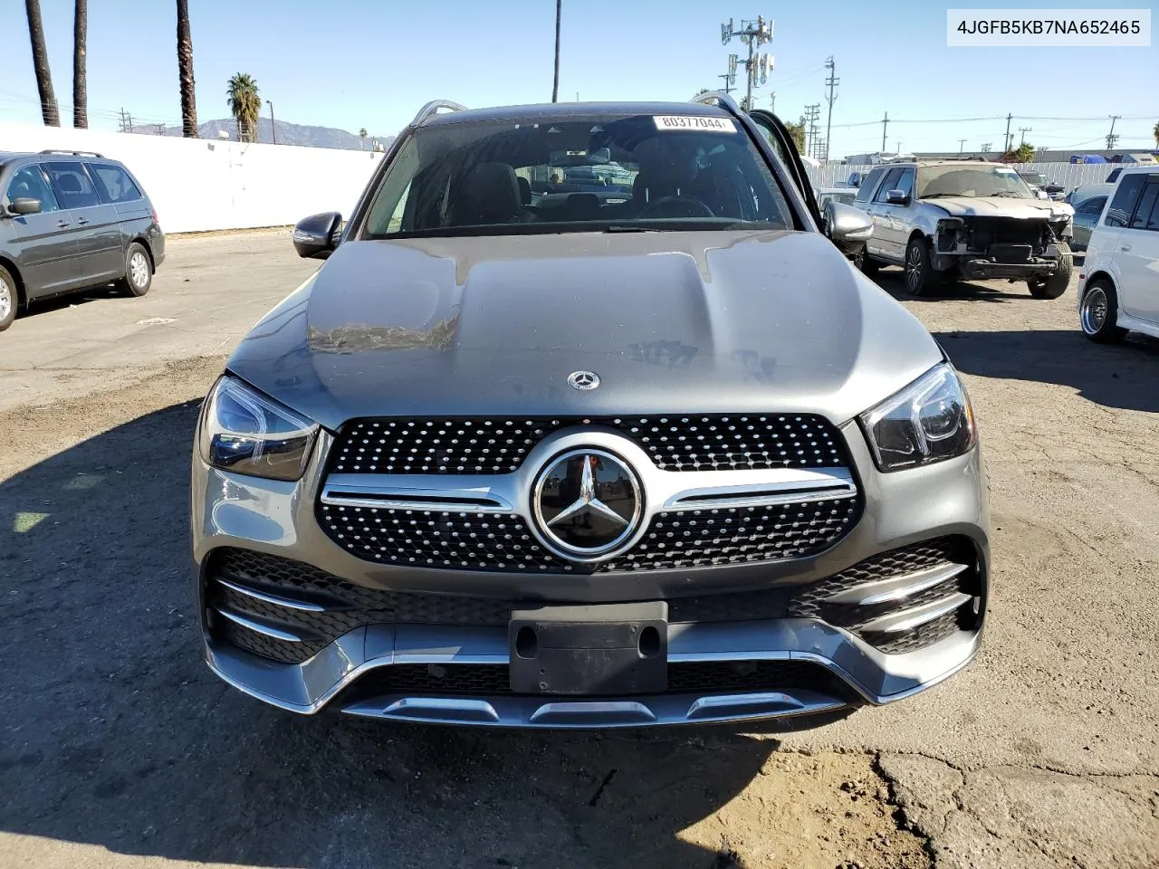 2022 Mercedes-Benz Gle 450 4Matic VIN: 4JGFB5KB7NA652465 Lot: 80377044