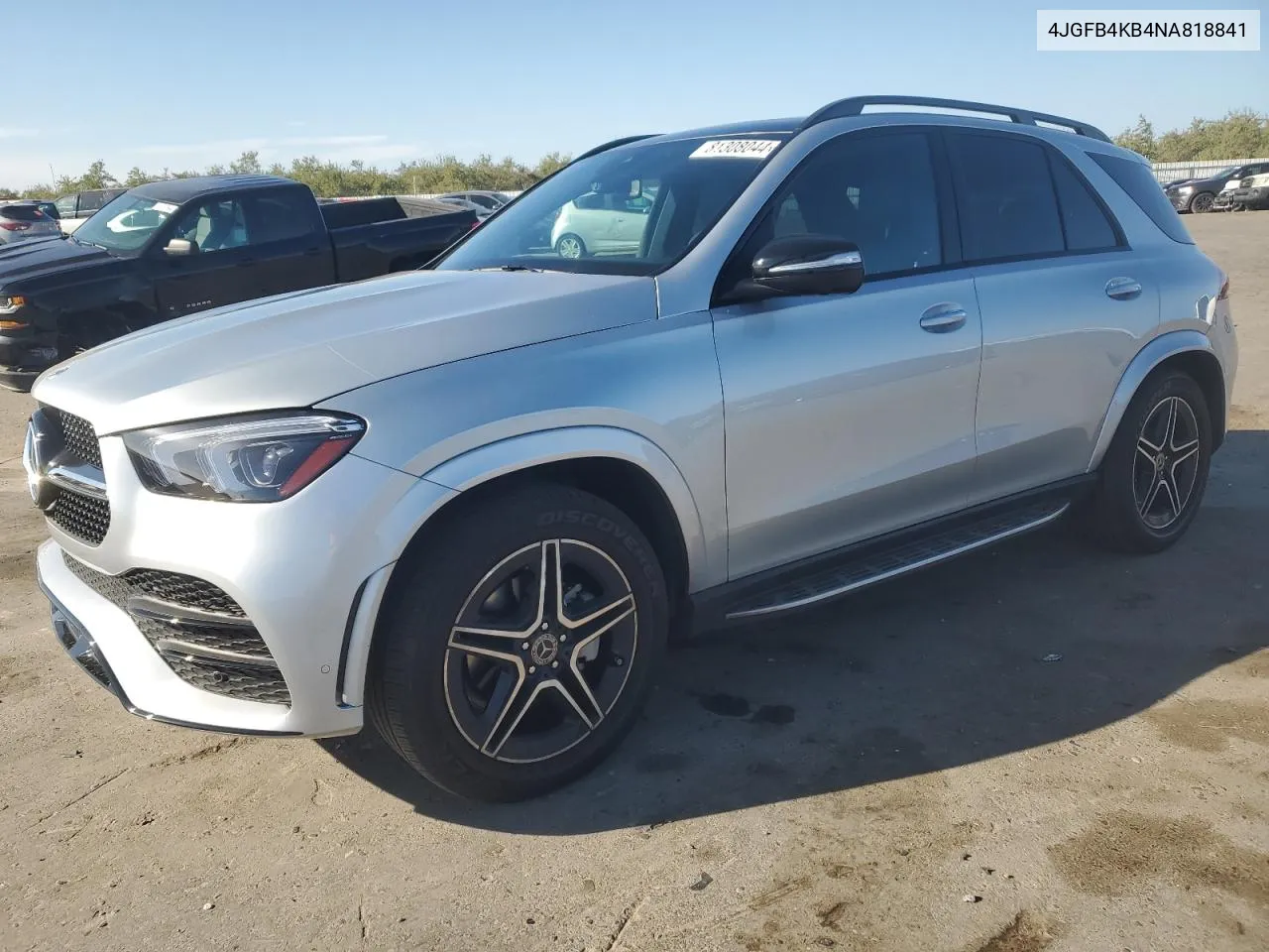 2022 Mercedes-Benz Gle 350 4Matic VIN: 4JGFB4KB4NA818841 Lot: 81308044