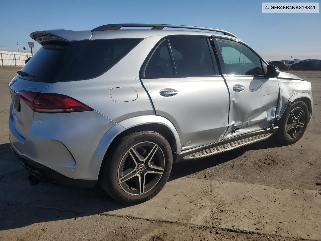 2022 Mercedes-Benz Gle 350 4Matic VIN: 4JGFB4KB4NA818841 Lot: 81308044