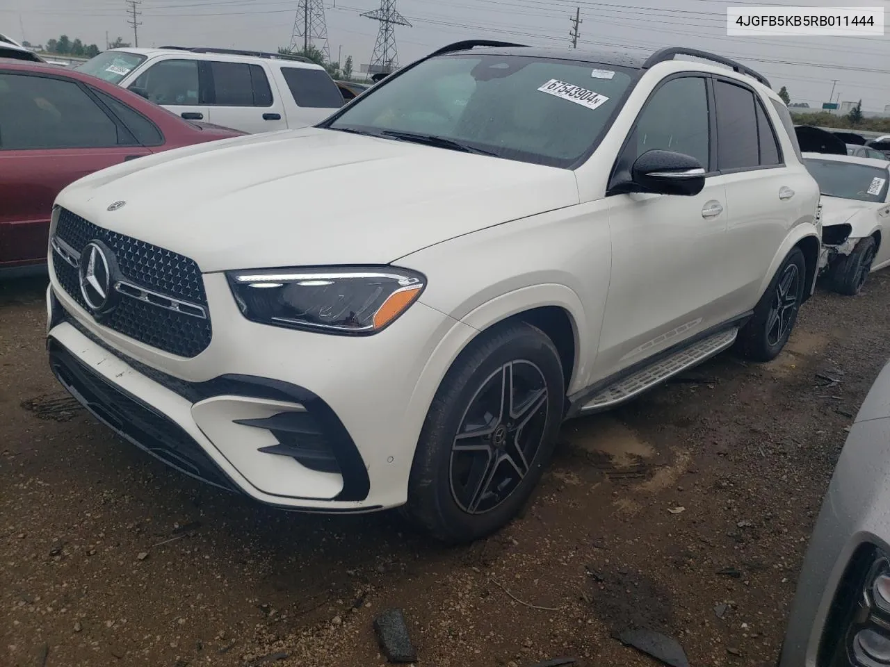 2024 Mercedes-Benz Gle 450 4Matic VIN: 4JGFB5KB5RB011444 Lot: 67543904