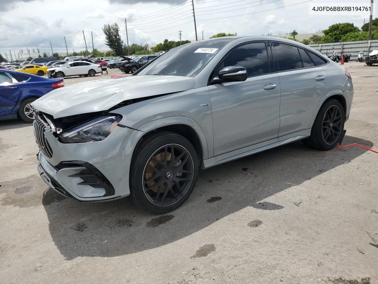 2024 Mercedes-Benz Gle Coupe Amg 53 4Matic VIN: 4JGFD6BBXRB194761 Lot: 71648704