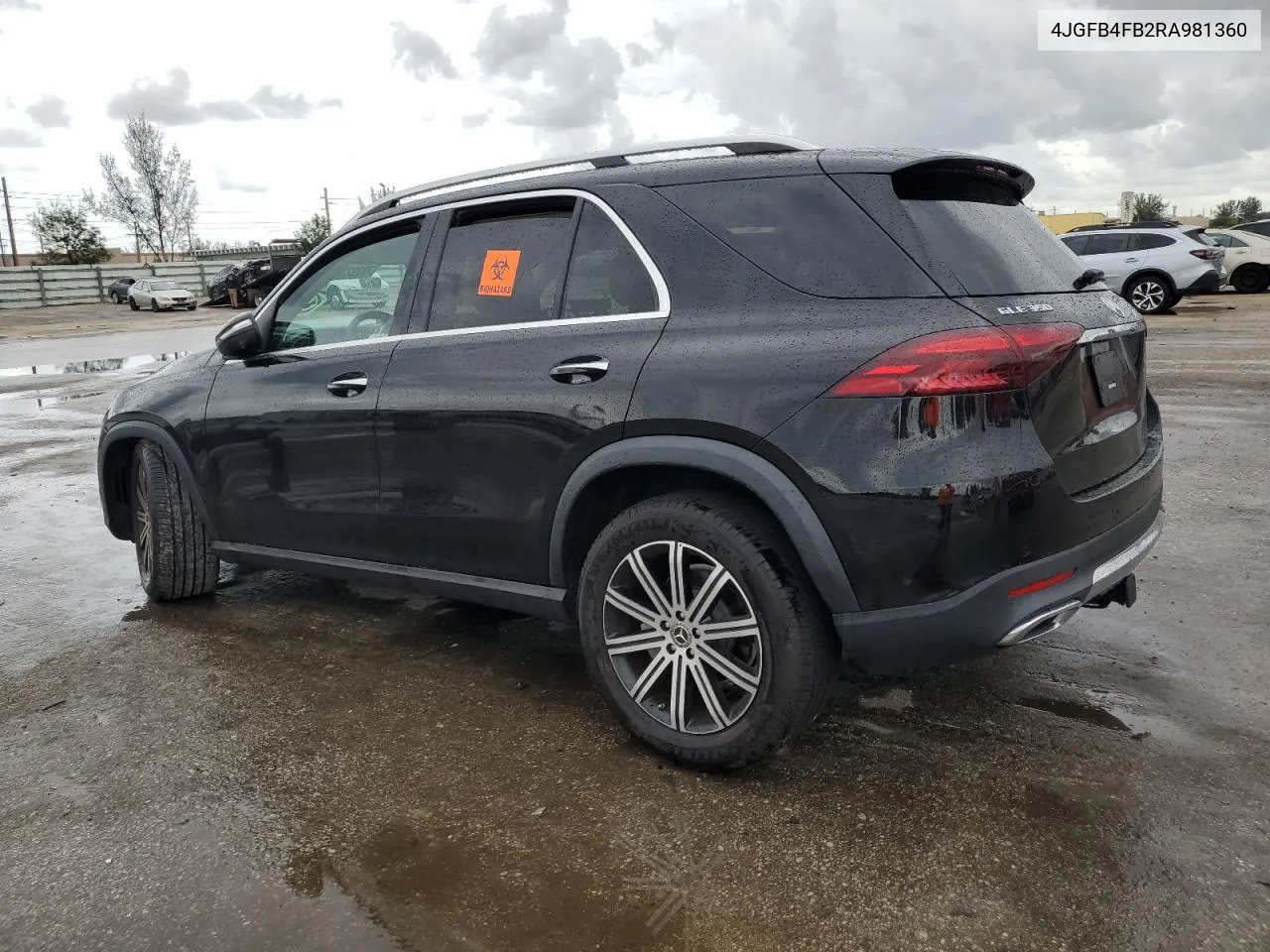 2024 Mercedes-Benz Gle 350 4Matic VIN: 4JGFB4FB2RA981360 Lot: 78222164