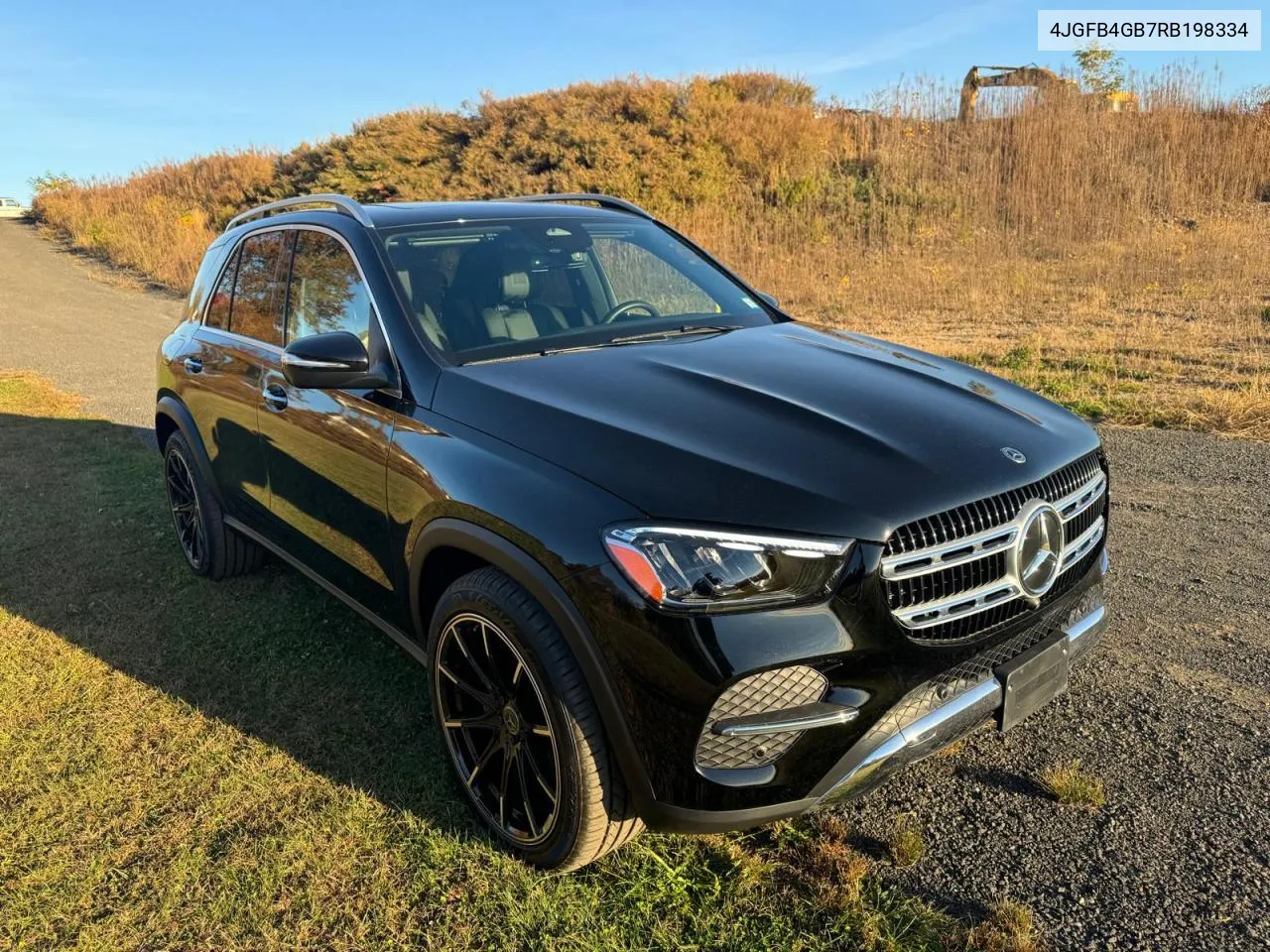 2024 Mercedes-Benz Gle 450E 4Matic VIN: 4JGFB4GB7RB198334 Lot: 78824074