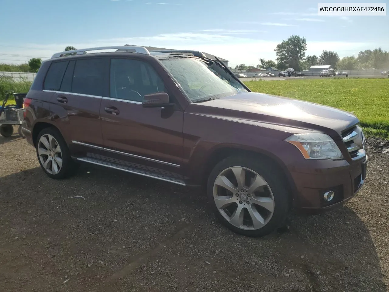 2010 Mercedes-Benz Glk 350 4Matic VIN: WDCGG8HBXAF472486 Lot: 61239124