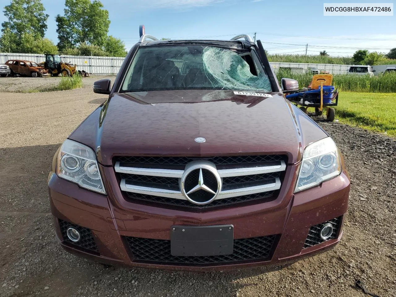 2010 Mercedes-Benz Glk 350 4Matic VIN: WDCGG8HBXAF472486 Lot: 61239124