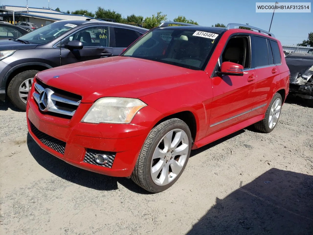 2010 Mercedes-Benz Glk 350 4Matic VIN: WDCGG8HB1AF312514 Lot: 63145484