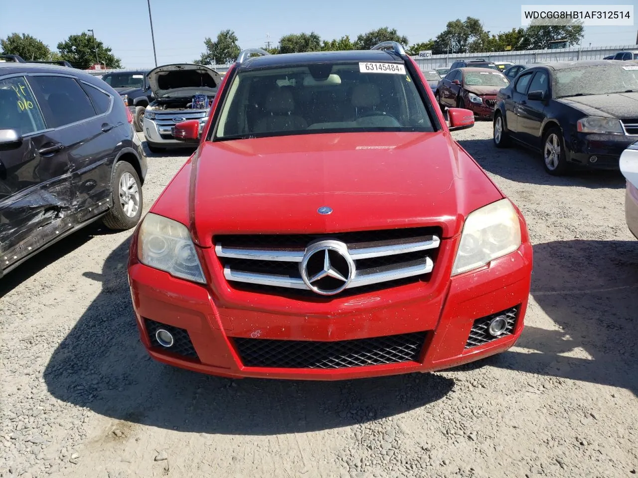 2010 Mercedes-Benz Glk 350 4Matic VIN: WDCGG8HB1AF312514 Lot: 63145484