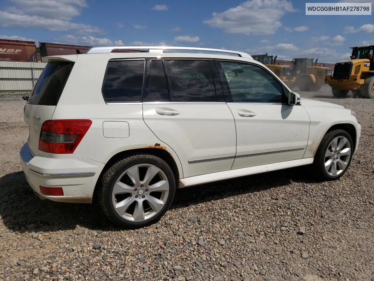 2010 Mercedes-Benz Glk 350 4Matic VIN: WDCGG8HB1AF278798 Lot: 63521024