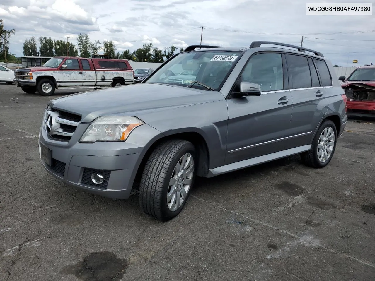 2010 Mercedes-Benz Glk 350 4Matic VIN: WDCGG8HB0AF497980 Lot: 67460584