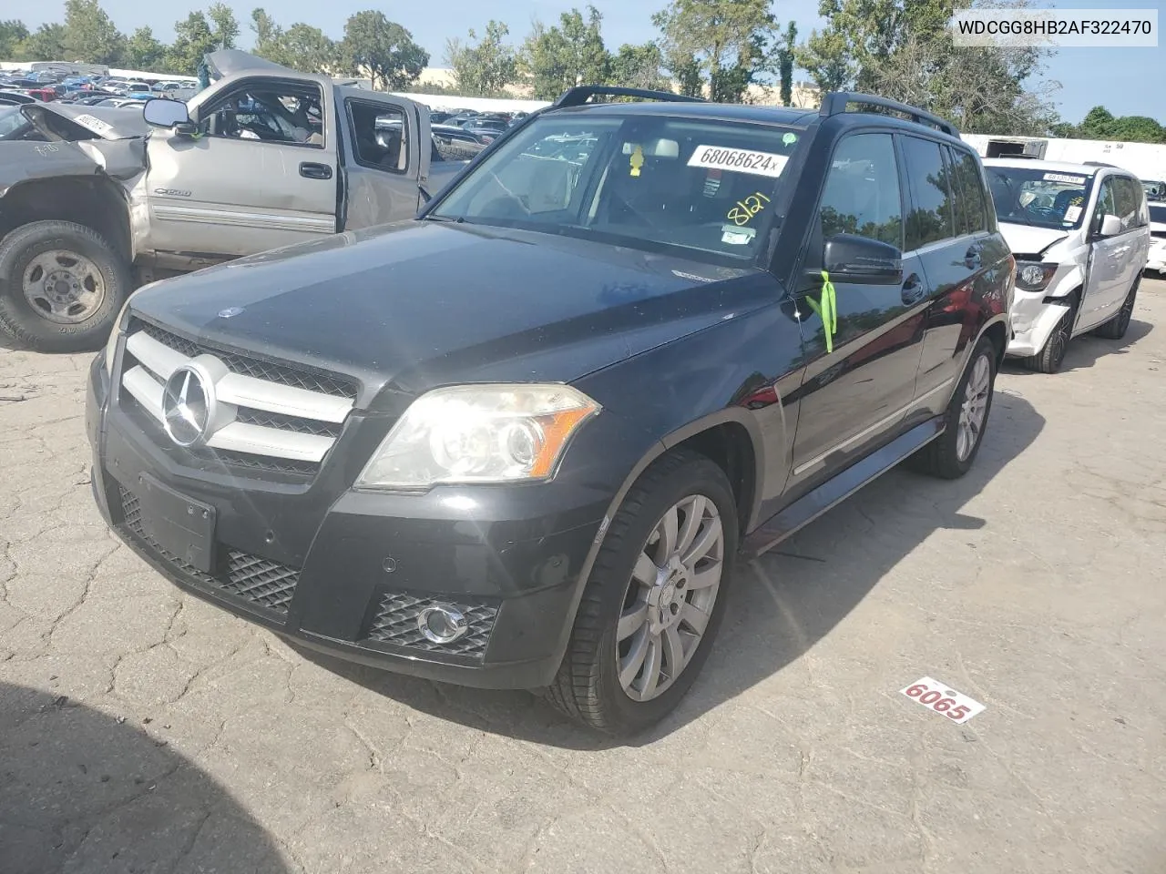 2010 Mercedes-Benz Glk 350 4Matic VIN: WDCGG8HB2AF322470 Lot: 68068624