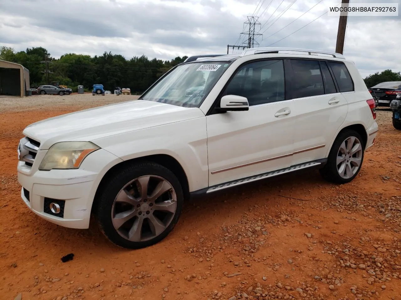 2010 Mercedes-Benz Glk 350 4Matic VIN: WDCGG8HB8AF292763 Lot: 68339064