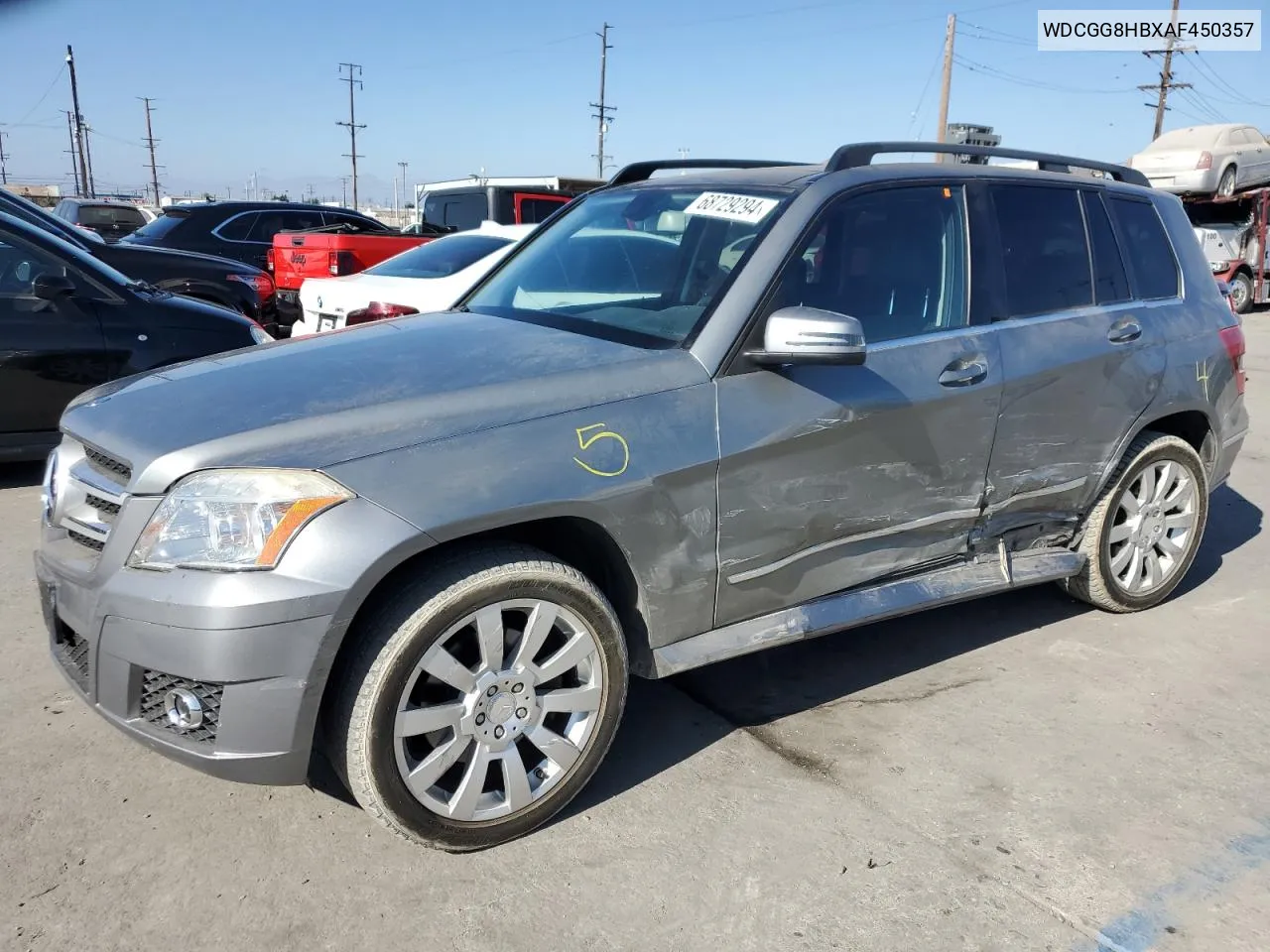 2010 Mercedes-Benz Glk 350 4Matic VIN: WDCGG8HBXAF450357 Lot: 68729294