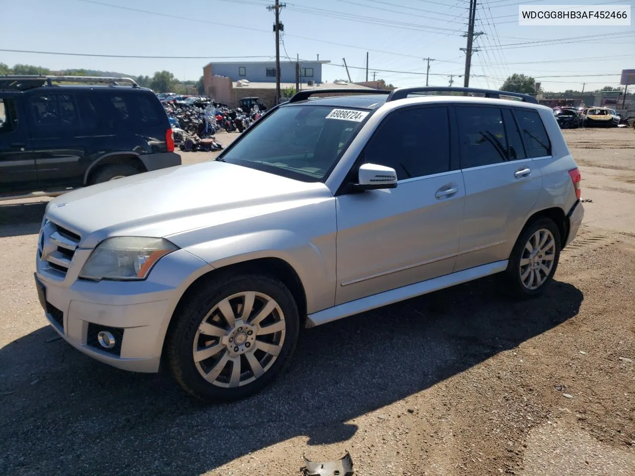 2010 Mercedes-Benz Glk 350 4Matic VIN: WDCGG8HB3AF452466 Lot: 69898724