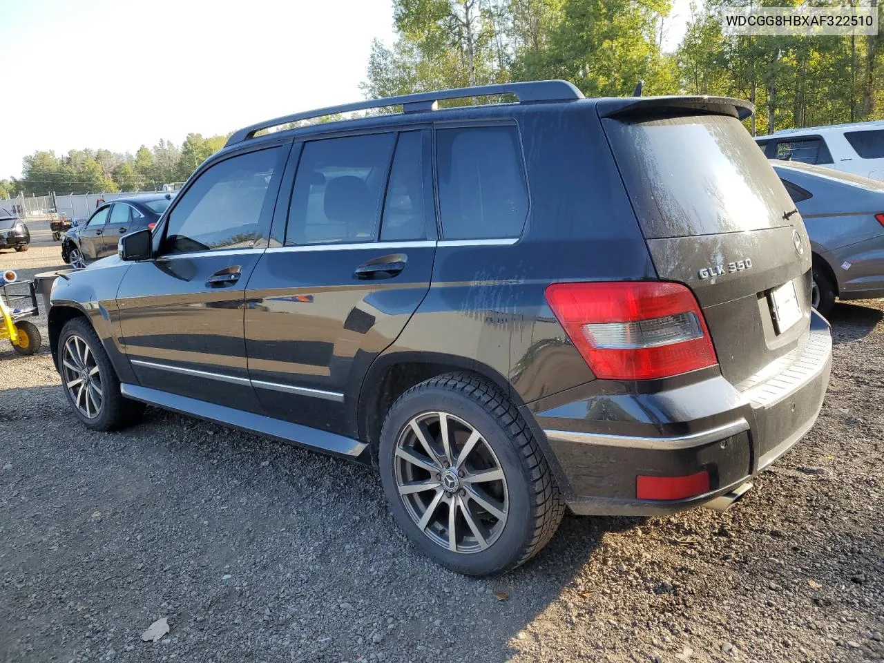 2010 Mercedes-Benz Glk 350 4Matic VIN: WDCGG8HBXAF322510 Lot: 71848754