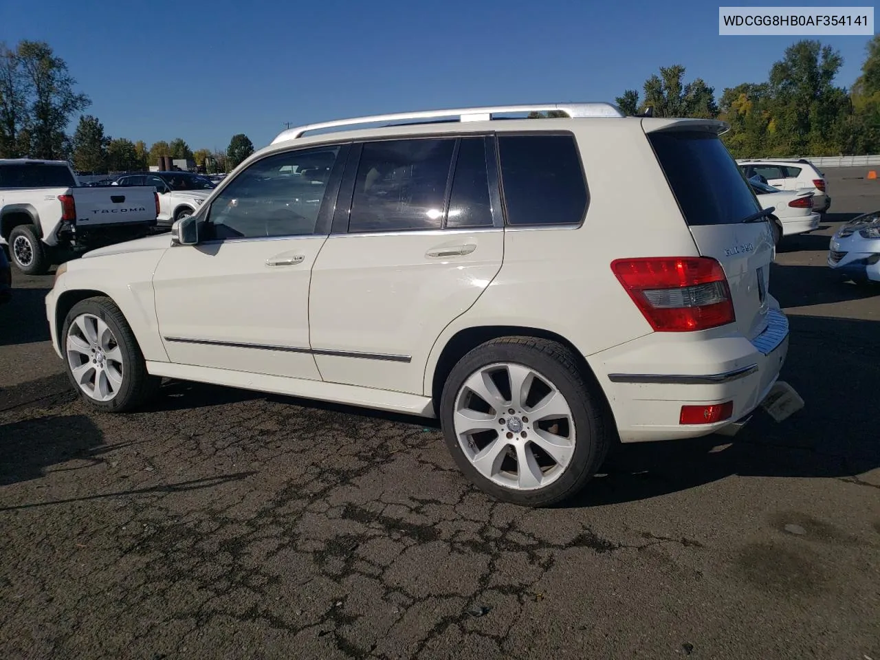 2010 Mercedes-Benz Glk 350 4Matic VIN: WDCGG8HB0AF354141 Lot: 72924914