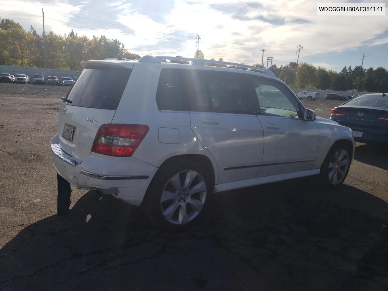 2010 Mercedes-Benz Glk 350 4Matic VIN: WDCGG8HB0AF354141 Lot: 72924914