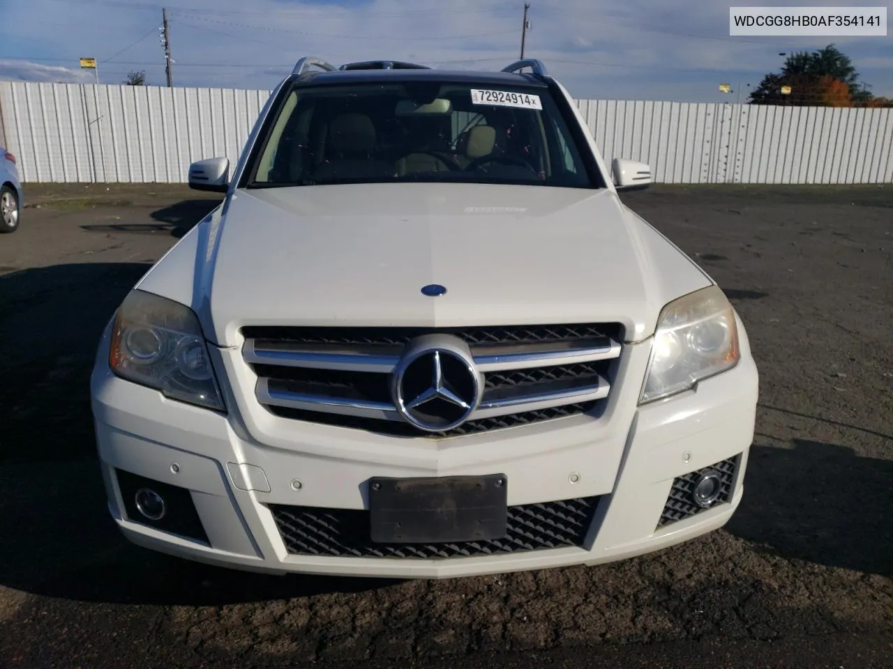 2010 Mercedes-Benz Glk 350 4Matic VIN: WDCGG8HB0AF354141 Lot: 72924914