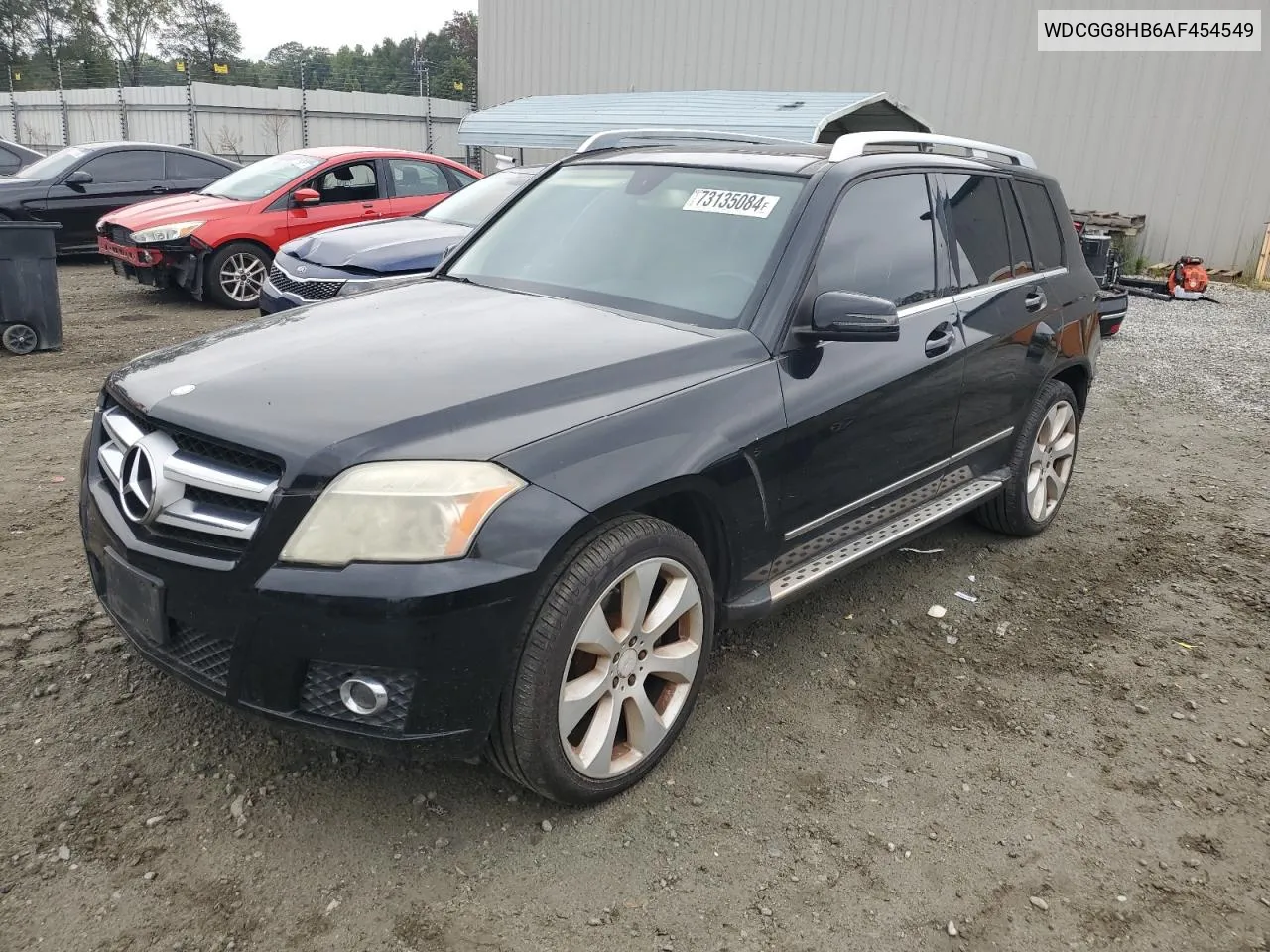 2010 Mercedes-Benz Glk 350 4Matic VIN: WDCGG8HB6AF454549 Lot: 73135084