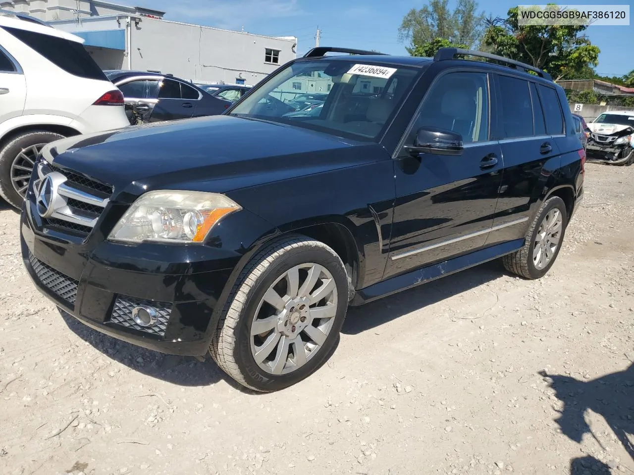 2010 Mercedes-Benz Glk 350 VIN: WDCGG5GB9AF386120 Lot: 74236894