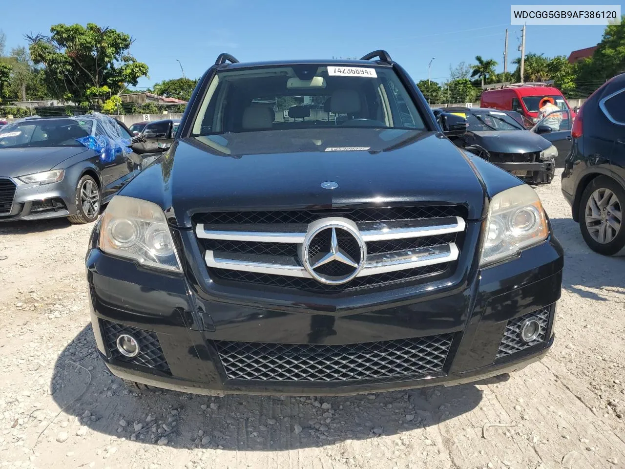 2010 Mercedes-Benz Glk 350 VIN: WDCGG5GB9AF386120 Lot: 74236894