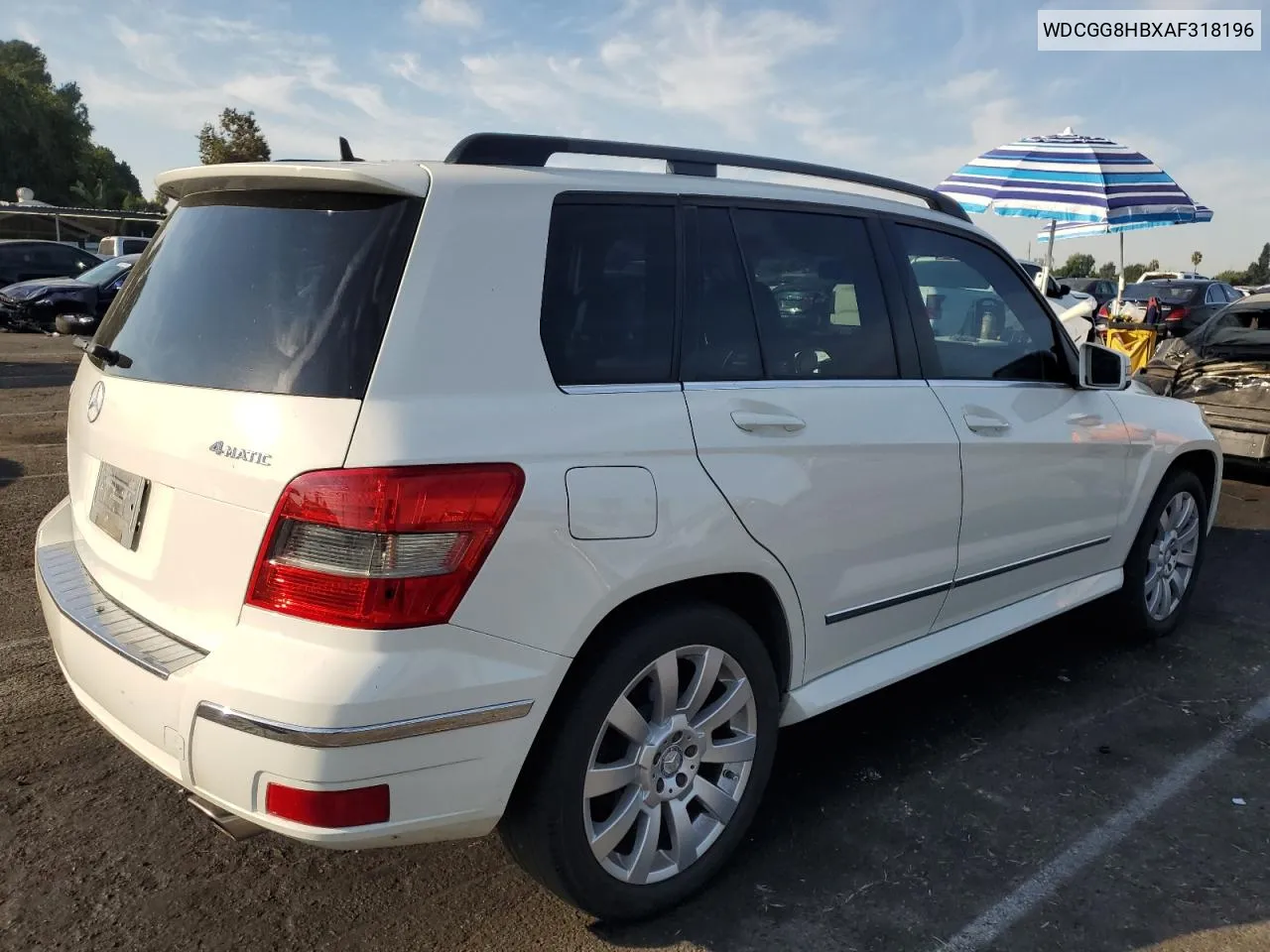 2010 Mercedes-Benz Glk 350 4Matic VIN: WDCGG8HBXAF318196 Lot: 74781134