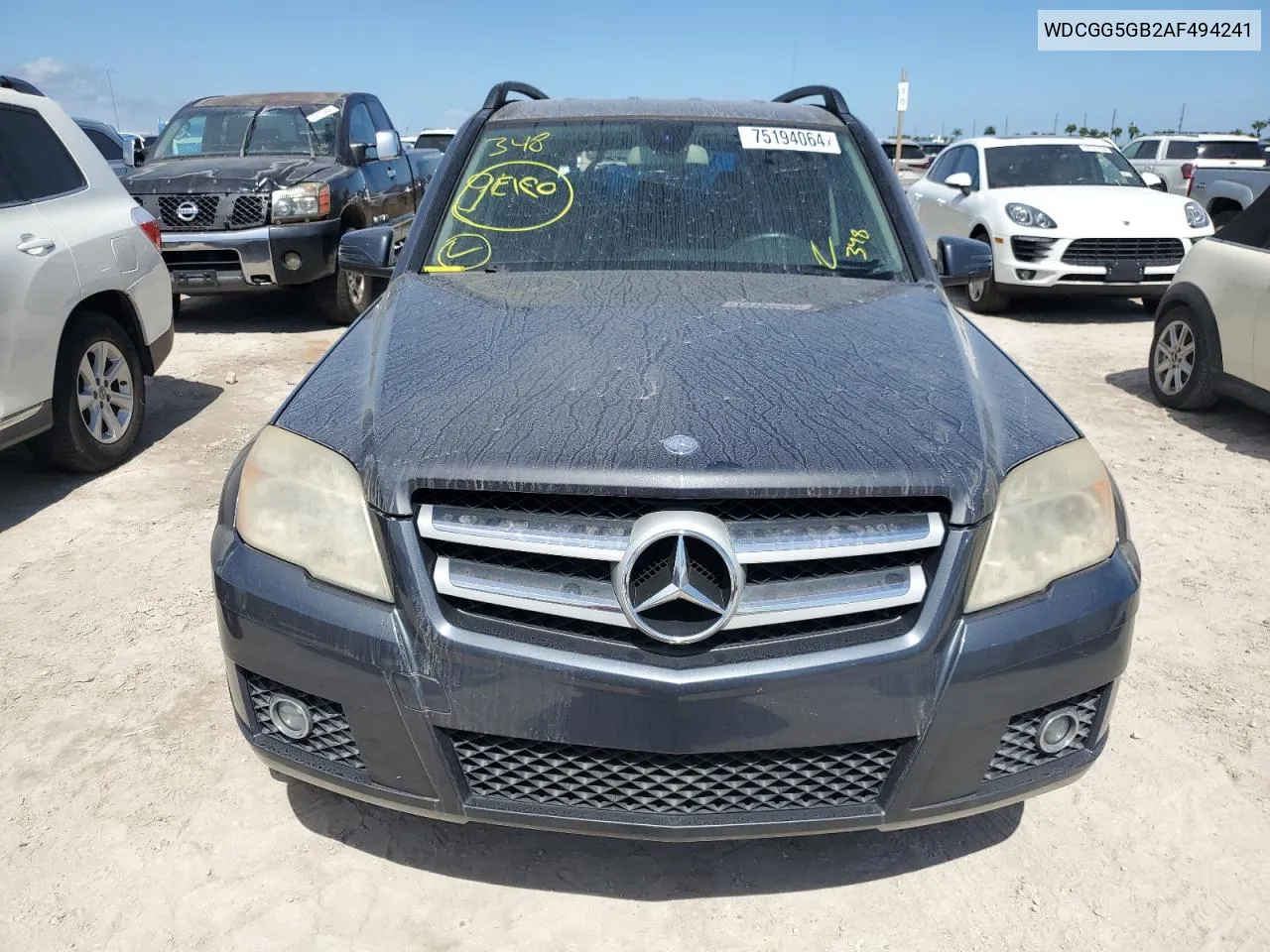 2010 Mercedes-Benz Glk 350 VIN: WDCGG5GB2AF494241 Lot: 75194064